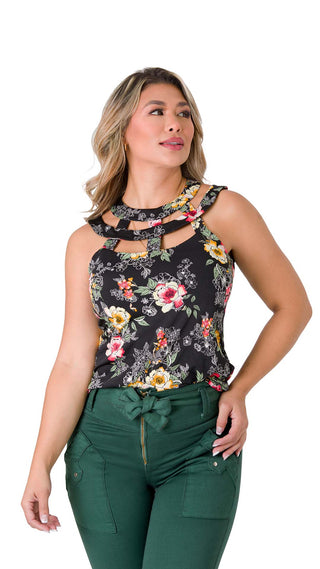 Blusa Floral Liberty 5B6305B - Estampado