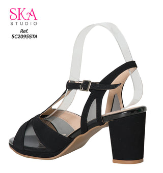 Sandalia de Tacón 5C2095STA - Negro