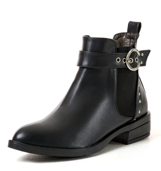 Botas Tacon Bajo Con juste 5C1295BPL - Negro