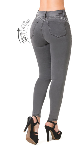 Jean LevantaCola Skinny Secret Love 21465PDT-B - Gris