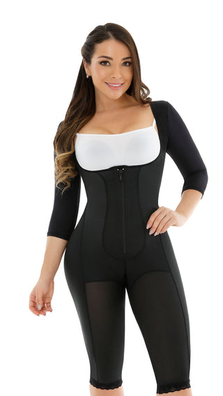 Faja de cuerpo entero con mangas 5F238ECA-N - Negro