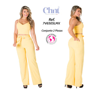 Conjunto Pantalon 7V6505LMX - Amarillo