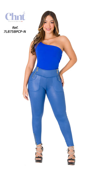 Leggings Levanta Cola CHNT 7L875BPCP-N - Azul