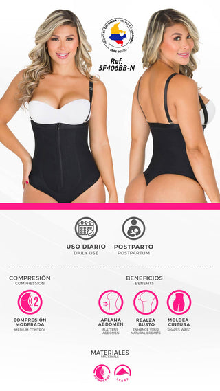 Body Faja 5F406BB-N - Negro