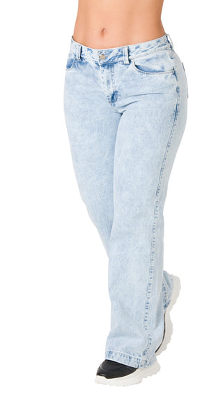 Jean Wide Leg Area 7 40734PDC-B - Azul Claro