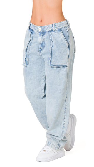 Baggy Jeans Chnt 71250PDR-B - Azul Claro