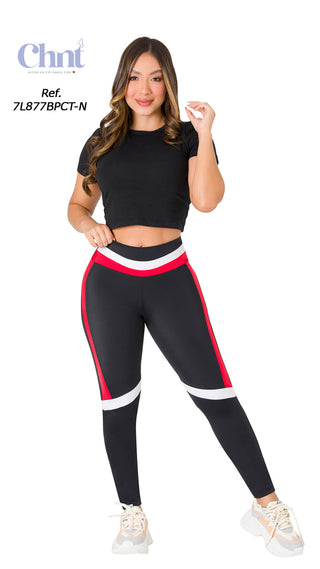 Leggings Levanta Cola CHNT 7L877BPCT-N - Negro