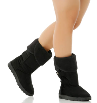 Botas Planas 5C1060BOPL - Negro