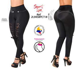 Legging Lift & Shape con Pretina Control 2L945BPCT-N - Negro