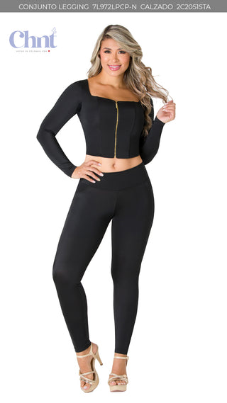 Conjunto LevantaCola 7L972LPCP-N - Negro