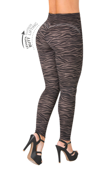 Legging Pretina Control Estampado 5L905TCT-N - Estampado