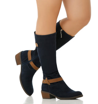 Botas Planas 5C1046BOPL - Azul