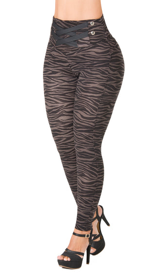 Legging Pretina Control Estampado 5L905TCT-N - Estampado