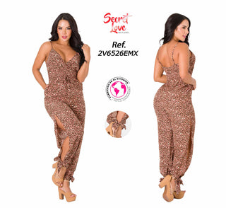 Animal Print Jumpsuit 2V6526EMX - Animal Print