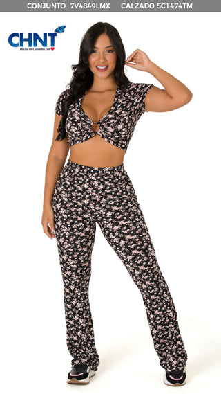 Conjunto Pantalon Estampado 7V4849LMX - Estampado