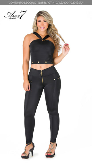 Conjunto 2 Piezas 4L983LPCT-N - Negro