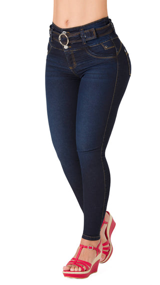 Jean Levanta Cola Skinny Area7 40681BPAP-B - Petroleo