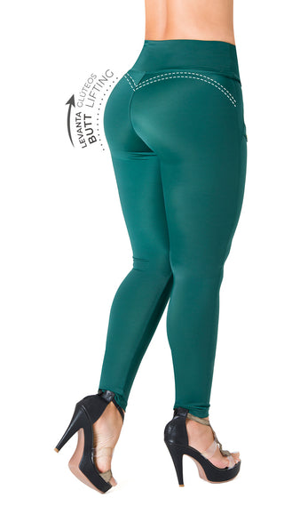 Legging Push-Up con Faja Interna 2L962BPCP-N - Verde