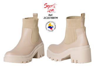 Botas Caña Corta 2C2078BTM - Beige