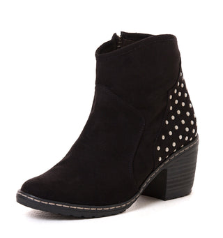 Botas Tacon Grueso 5C1289BPL - Negro