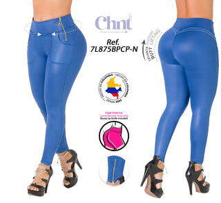 Leggings Levanta Cola CHNT 7L875BPCP-N - Azul