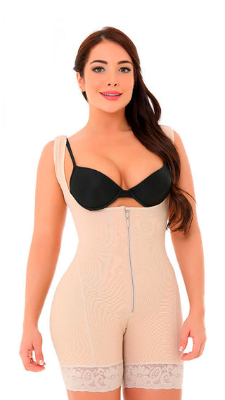 Faja Colombiana De Alta Compresión 5F228ESH - Beige