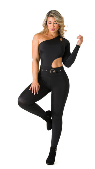 Jumpsuit Moldeador y Levantacola Ska 5L936EPCP-N - Negro