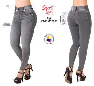 Jean LevantaCola Skinny Secret Love 21465PDT-B - Gris