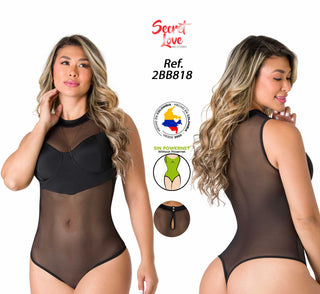 Body en Mesh 2BB818 - Negro