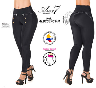 Legging control abdomen Area7 4L920BPCT-N - Negro