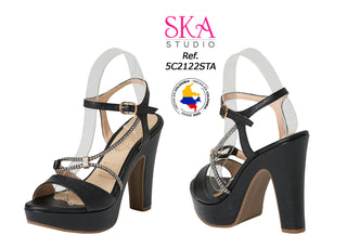 Sandalia Tacón 5C2122STA - Negro