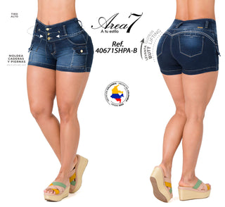 Short Levanta Cola Area7 40671SHPA-B - Petroleo