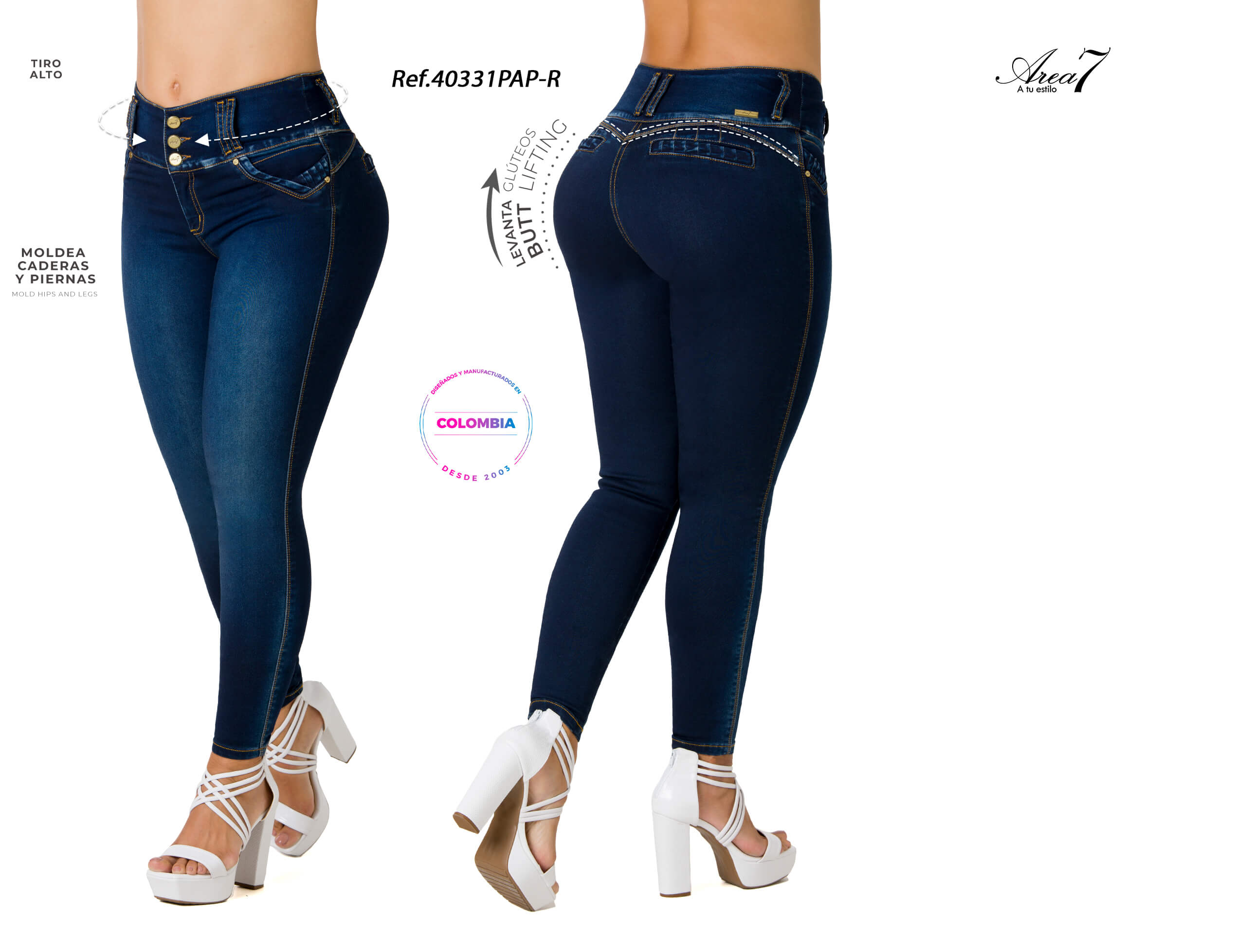 Gaby Butt Lifting Skinny Jeans 40331PAP-R