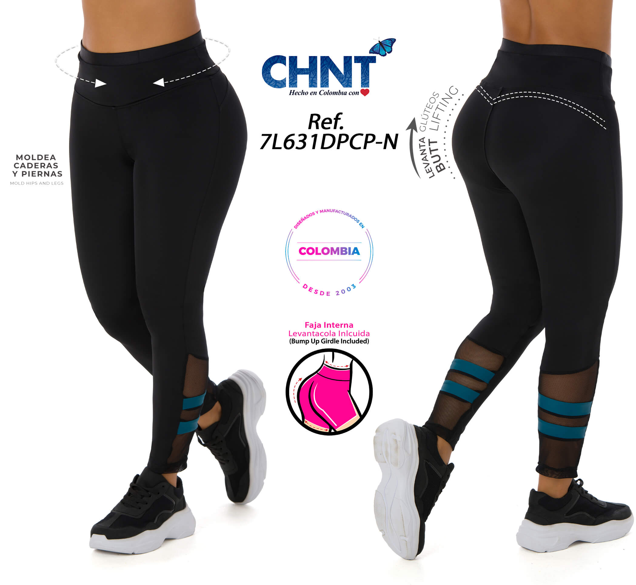 Leggins licra colombiana mujer – SER+Fit