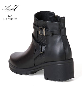 Botines Tacon Medio 4C1733BTM - Negro