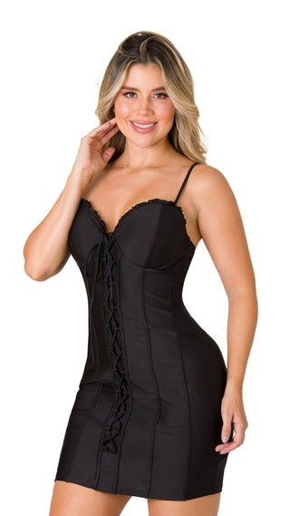 Vestido Mini Sin Ajuste 7V6044MN - Negro