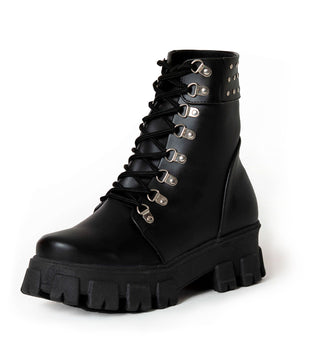 Botas Con Cordones De Amarre 5C1500BOTB - Negro