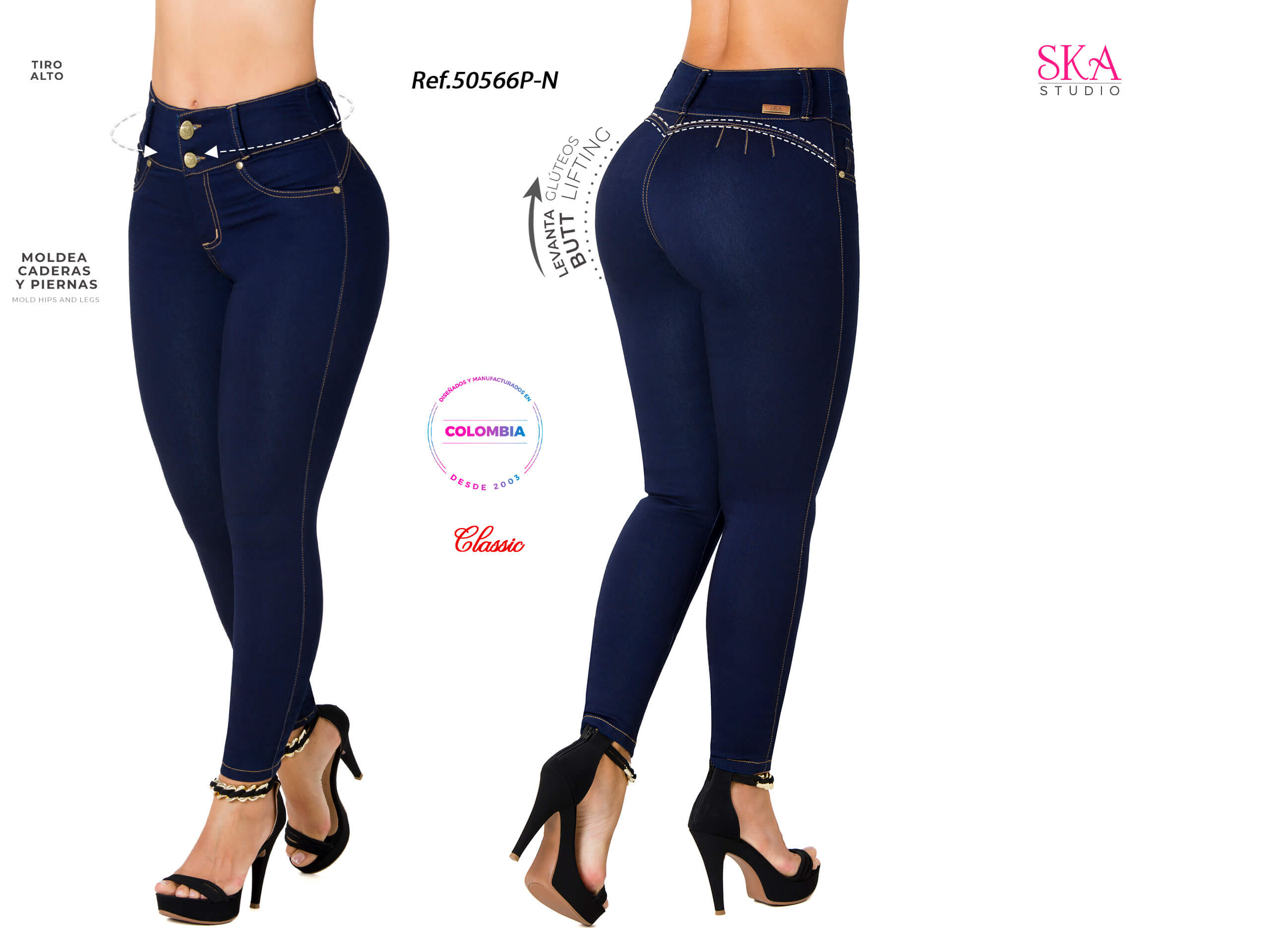 Pantalon tipo 2024 skinny