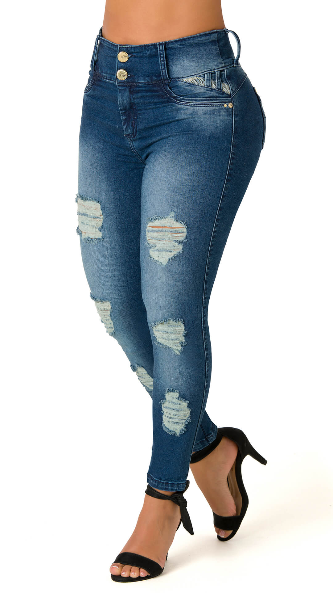 Hodge Jeans Skinny Butt Lifter High Waist 71184DPNP-B – Ska Studio Usa