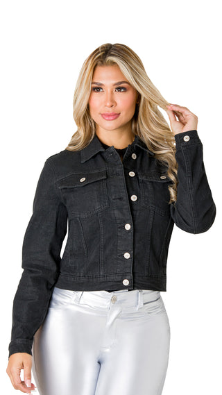 Chaqueta en denim 2B5834CH - Negro